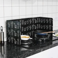 1pc kitchen gadgets oil splatter screens aluminium foil plate gas stove splash proof baffle home kitchen cooking tools gadgets