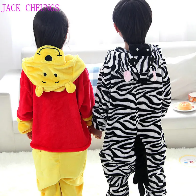 Kgurumi/Детские пижамы с изображением медведя из мультфильма Милый детский костюм