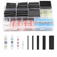 500pcs waterproofinsulated heat shrink tubing solder sleeve seal butt terminals electrical wire cable connectors