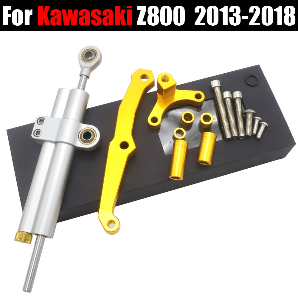 Аксессуары для мотоциклов и z800 крепление амортизатора руля Kawasaki Z800 Z 800 2013 2017