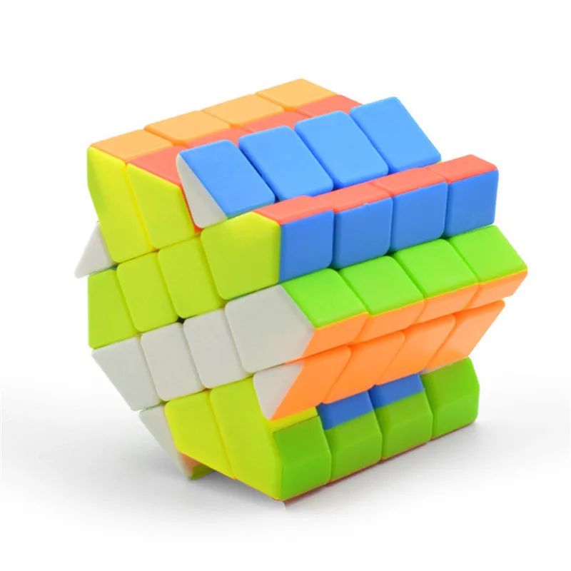 LeFun 4x4x4 Fisher Wind fire Wheel магический куб профессиональный многоцветный безопасный ABS