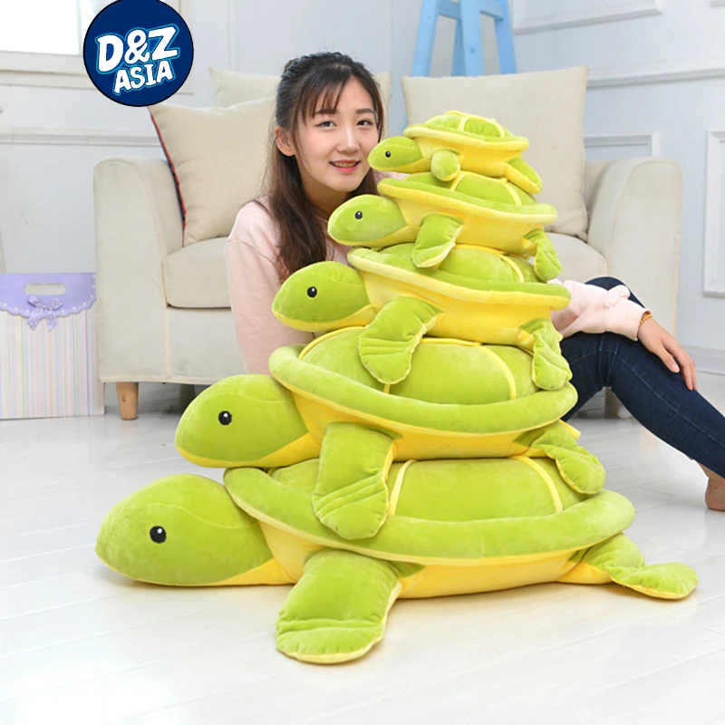 Черепаха плюшевая игрушка Подушка напольная Подушка-коврик гигантский плюшевый