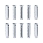 Uxcell 30 шт. 8 мм х 40 мм пластиковая Расширительная Труба, колонна для бетонной Анкерной стены, штепсельная вилка серого цвета для домашнего сада, для самостоятельного применения