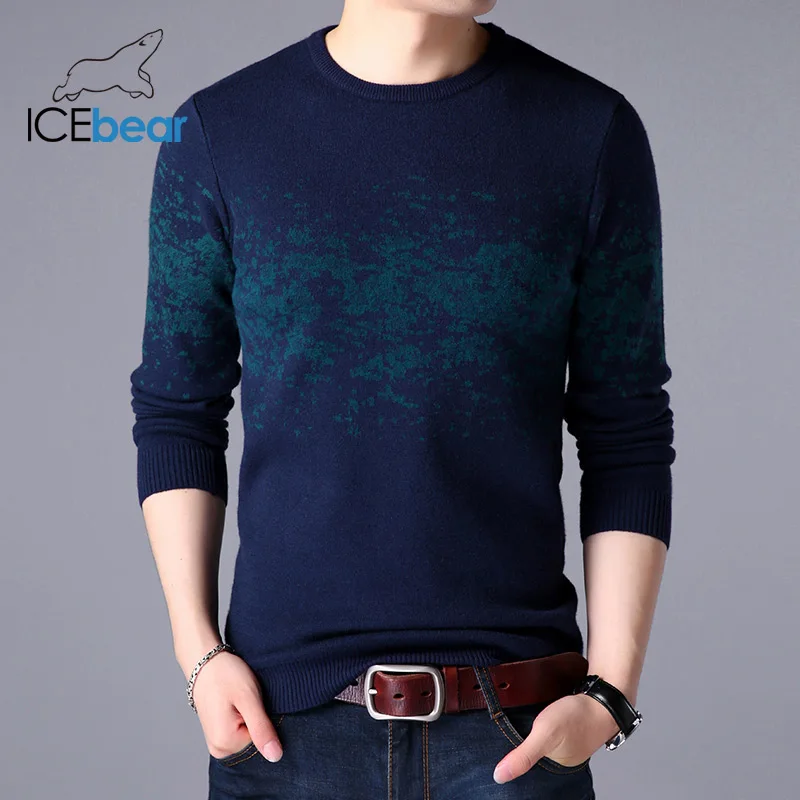 ICEbear новинка 2019 мужской свитер высокое качество Мужская одежда осенняя мужская