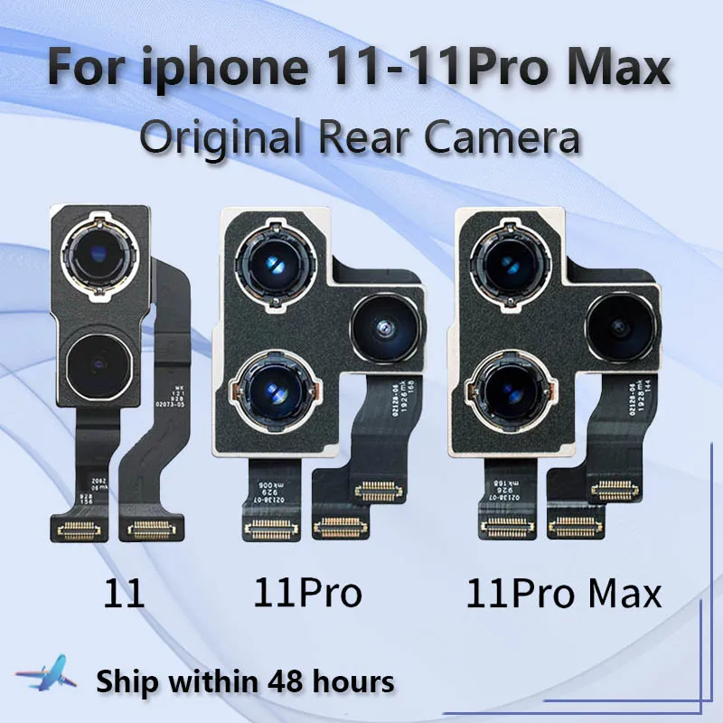 Оригинальная запасная задняя камера для iphone 11 11Pro Pro Max четкий фокус прозрачная
