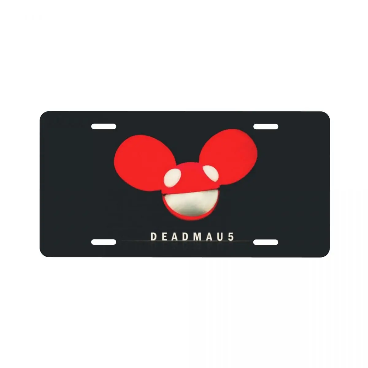 

Украшение металлического номерного знака 15 см x 30 см с узором Deadmau5