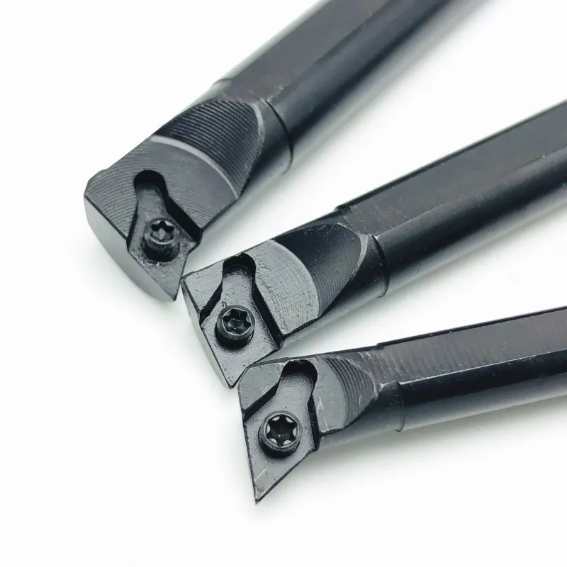3 шт. S08K-SDUCR07 S10K-SDUCR07 S12M-SDUCR07 95 градусов спираль держатель токарного инструмента сверлящей оправкой+ 10 шт. DCMT070204 твердосплавных инструментов
