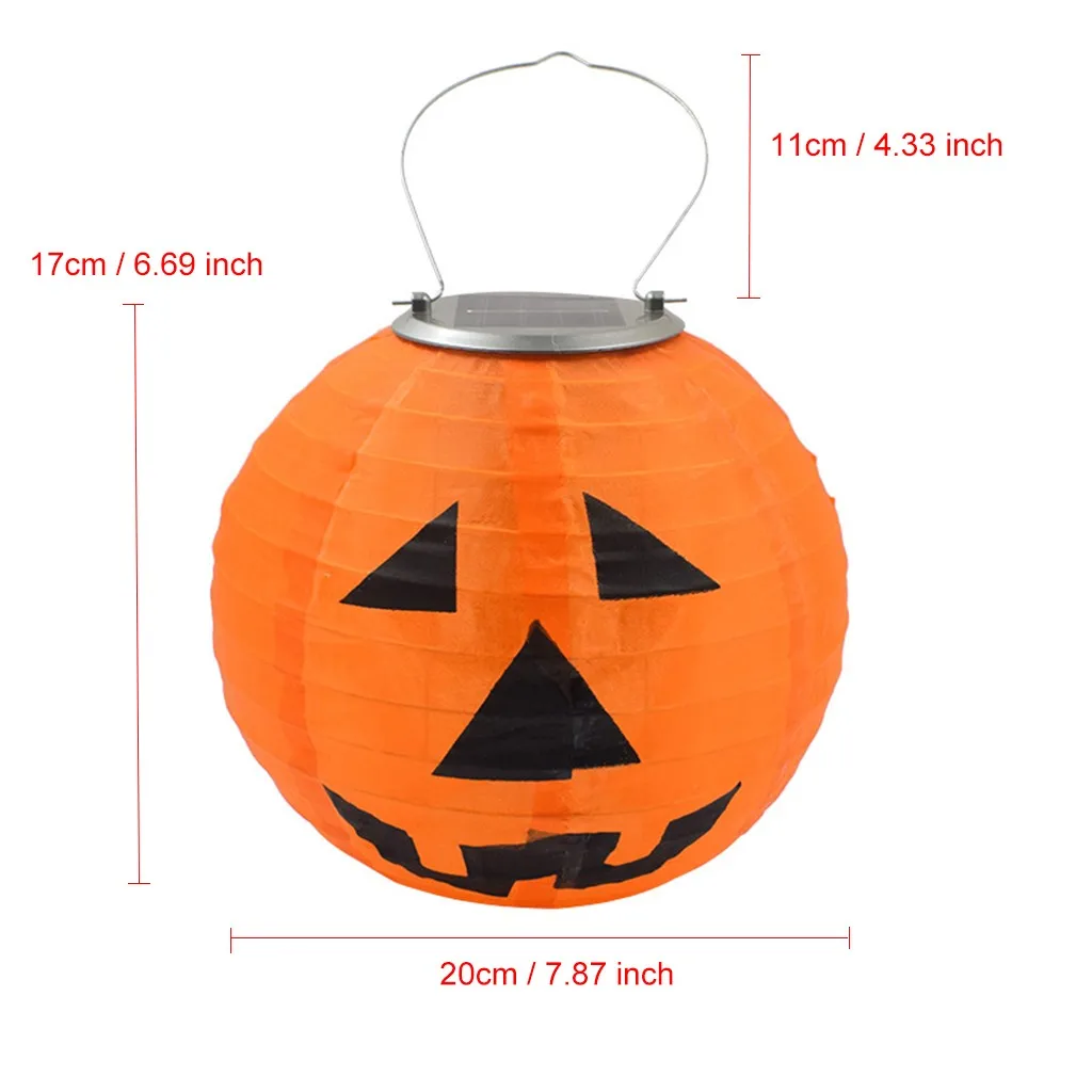 

Halloween Outdoor Solar Garden Yard Lawn Landscape Pumpkin Lights Lamp Hanging Horror Halloween Decoration Luminous Toys#45