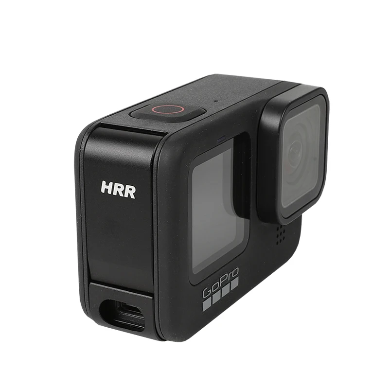 Алюминиевая крышка для GoPro 9 чехол аккумулятора Go Pro Hero9 черная боковая Сменные