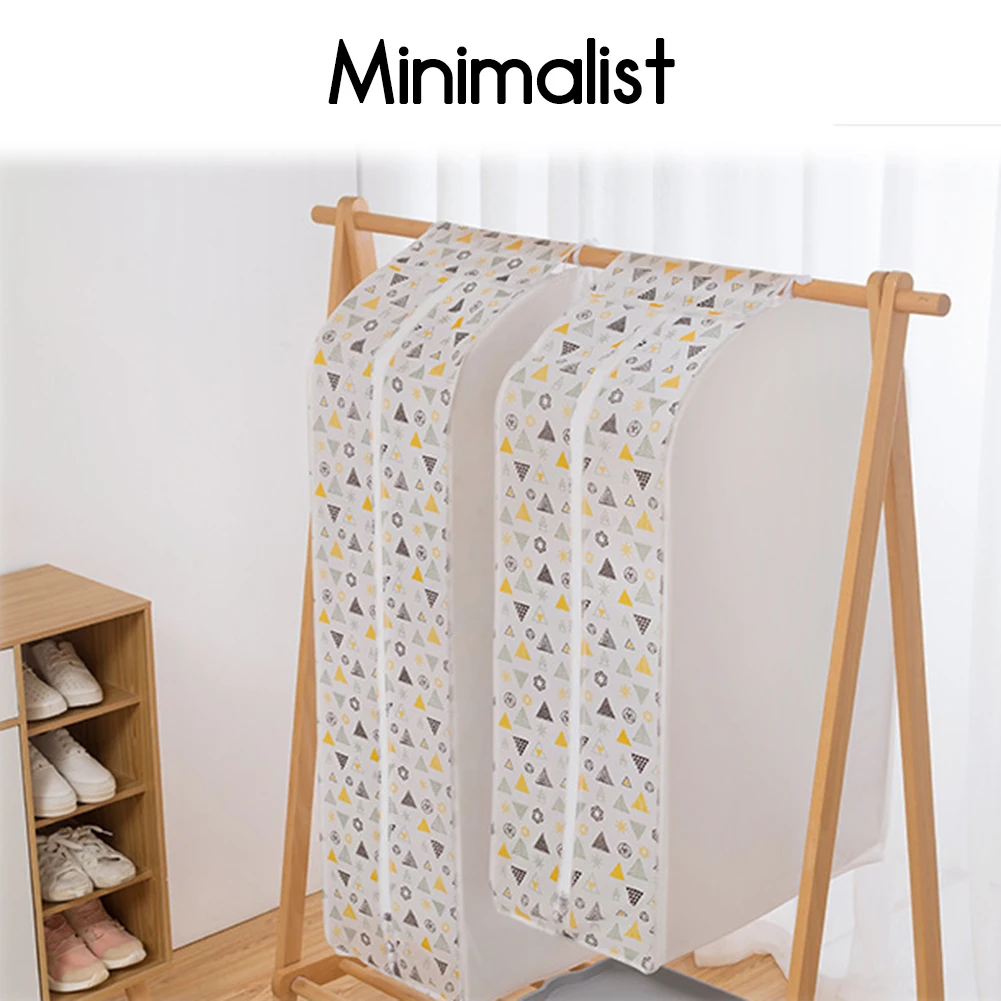 

Hanging Garment Bag Large Size Waterproof Dustproof Garment Cover Clothes Organizer with Full Zipper for Closet Travel