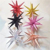 1pcs 28inch explosion star balloons birthday party ceremony wedding decoration bar disco water drop cone foil balloon supplies