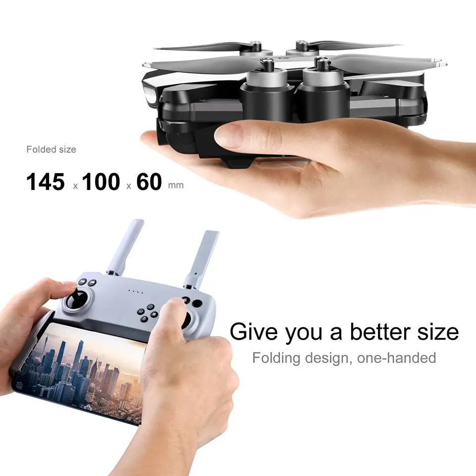 

S105 Pro Drone 4k Gps Profissional Hd Dual Cameras Optical Flow Positioning 5g Wifi Brushless Gps Drones Foldable Quadcopter Toy