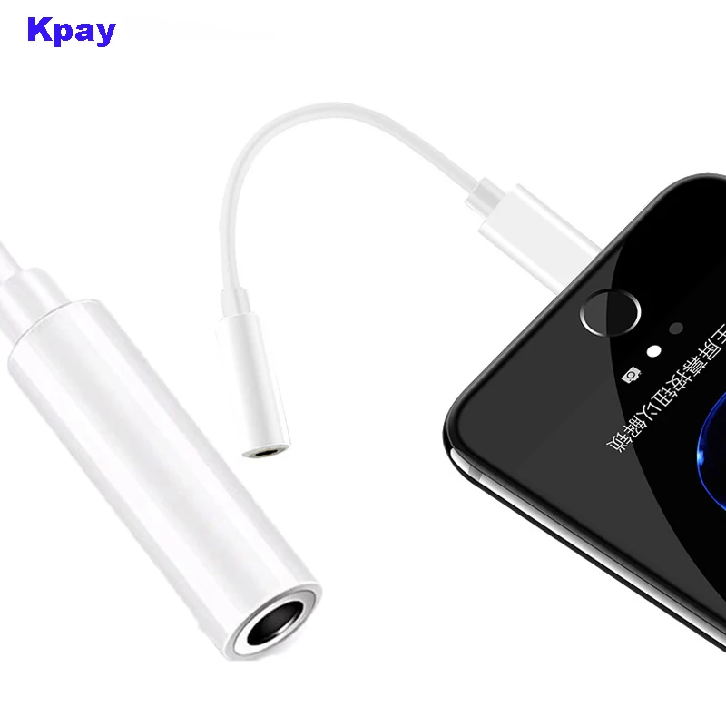 Single 3.5MM Earphone Headphone Adapter for iPhone 7 8 Plus X XR XS 11 Pro Max 3.5mm Audio Adapter