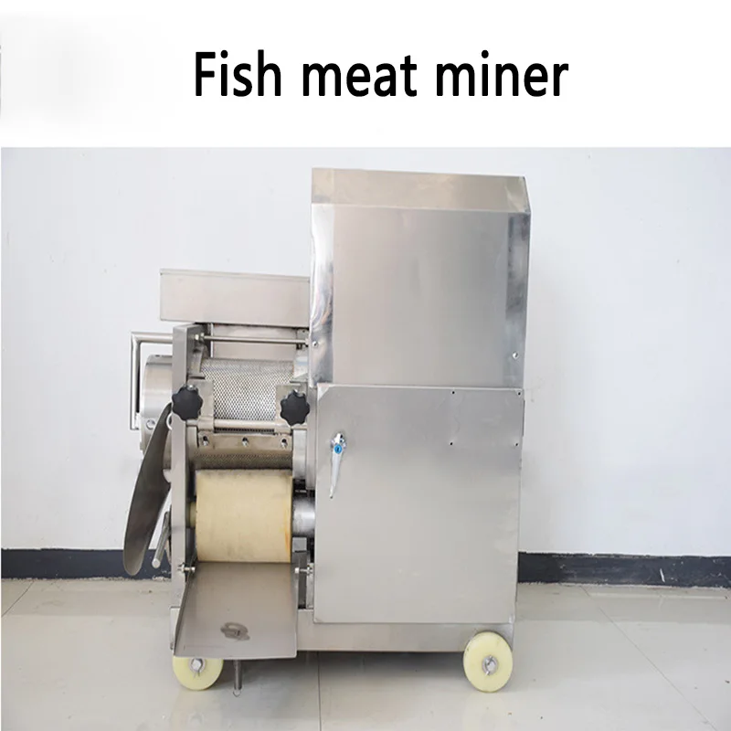 

280kg/h Commercial fish flesh separator XZC-220 Stainless steel fish meat extractor Automatic fish meat bone separator 220V/380V