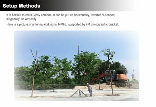 Последняя версия WINDCAMP 5-50 МГц регулируемая катушка дипольная антенна средняя