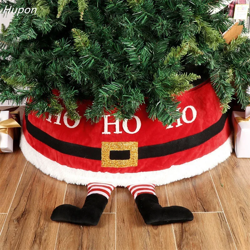 

120cm Christmas Tree Skirts Santa Claus Christmas Tree Decorations for Home Xmas Tree Skirt 2020 New Year Decoration natale