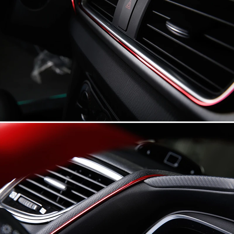 5 м автомобильный интерьерный Декор дверная наклейка молдинг Стайлинг полоса