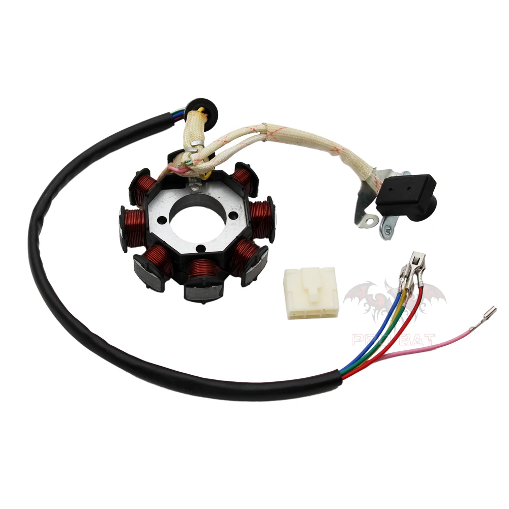 Wiring Harness Loom Electrics 3 Holes Stator Coil CDI Kit For 4 Stroke ATV 150cc 200cc 250cc Quad Bike Go Kart COMPLETE ELECTRI |