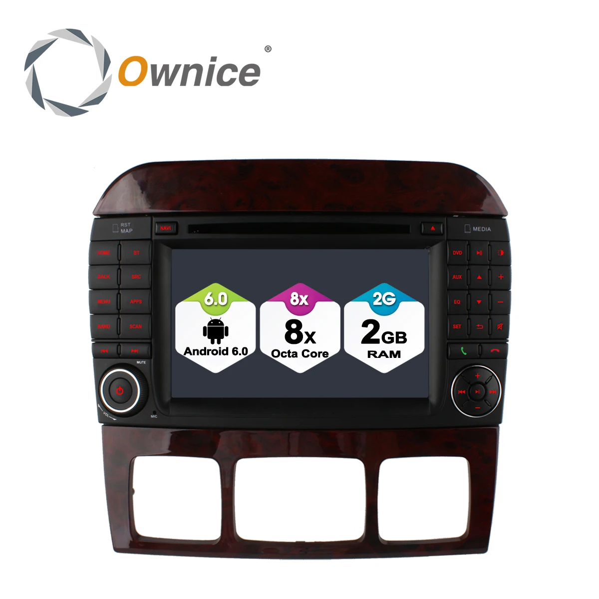 Ownice C500 Android 6 0 8 Core dvd плеер для автомобиля Mercedes S CL Class W220 W215 S550 S600 S350 S400 S280 S320 S65 GPS