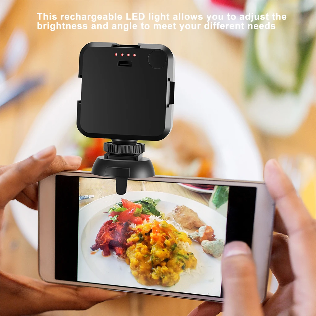 Beste Video Conference 5600K Led Video Light Cube Laptop Computer Webcam Licht Zoom Call Verlichting Met Clip Voor Live Streaming