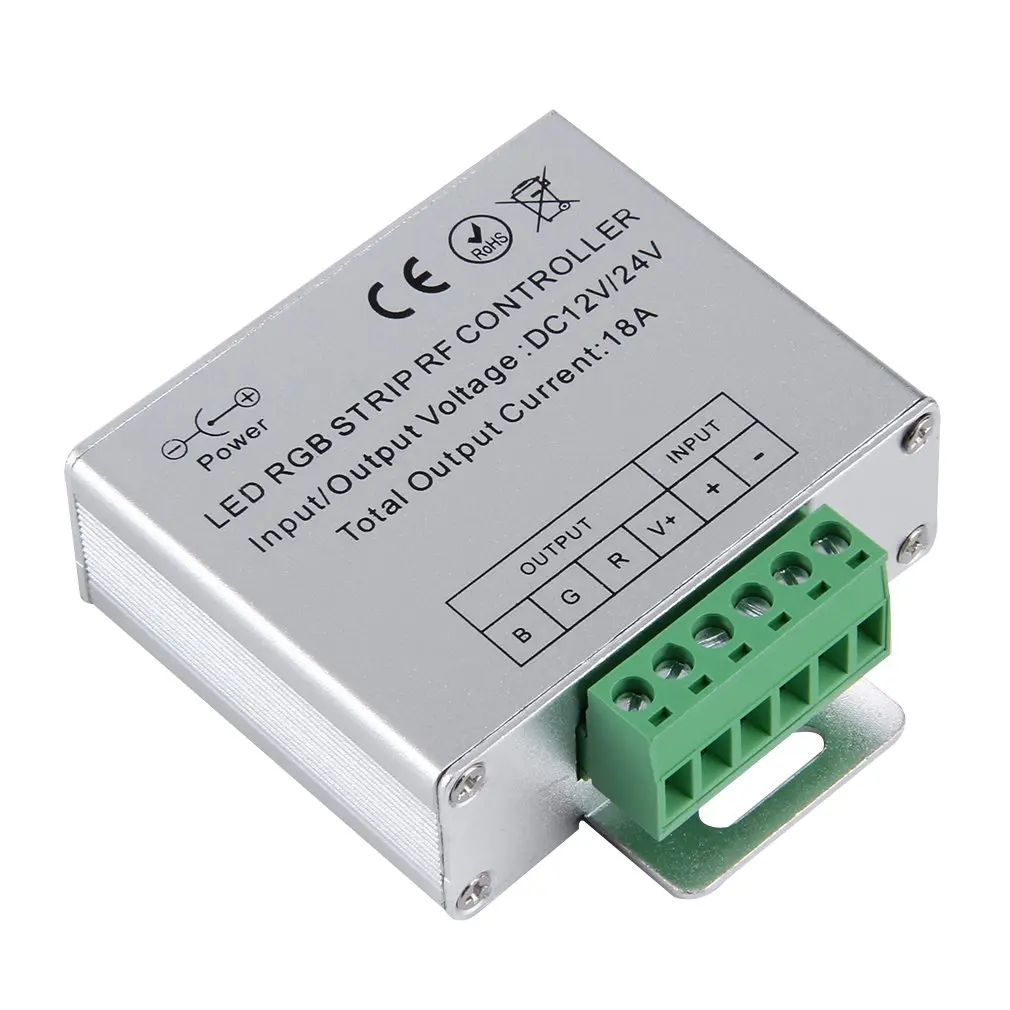 Новый сенсорный RGB контроллер DC12V 24V Беспроводной светодиодный RF Сенсорная панель