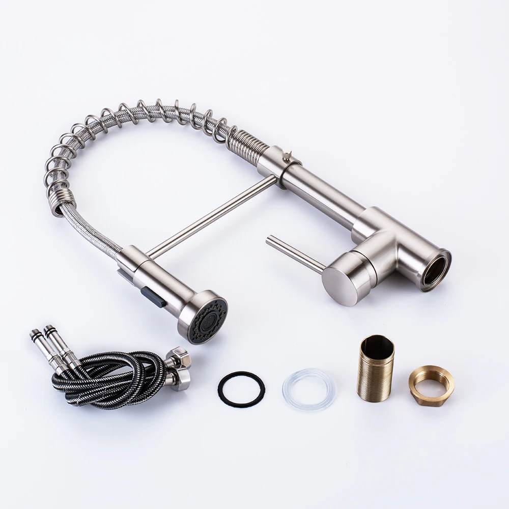 

Spring Kitchen Sink Faucets Made Of Brass Basin Mixer Faucet Tap Hot And Cold Water Taps Crane Torneira