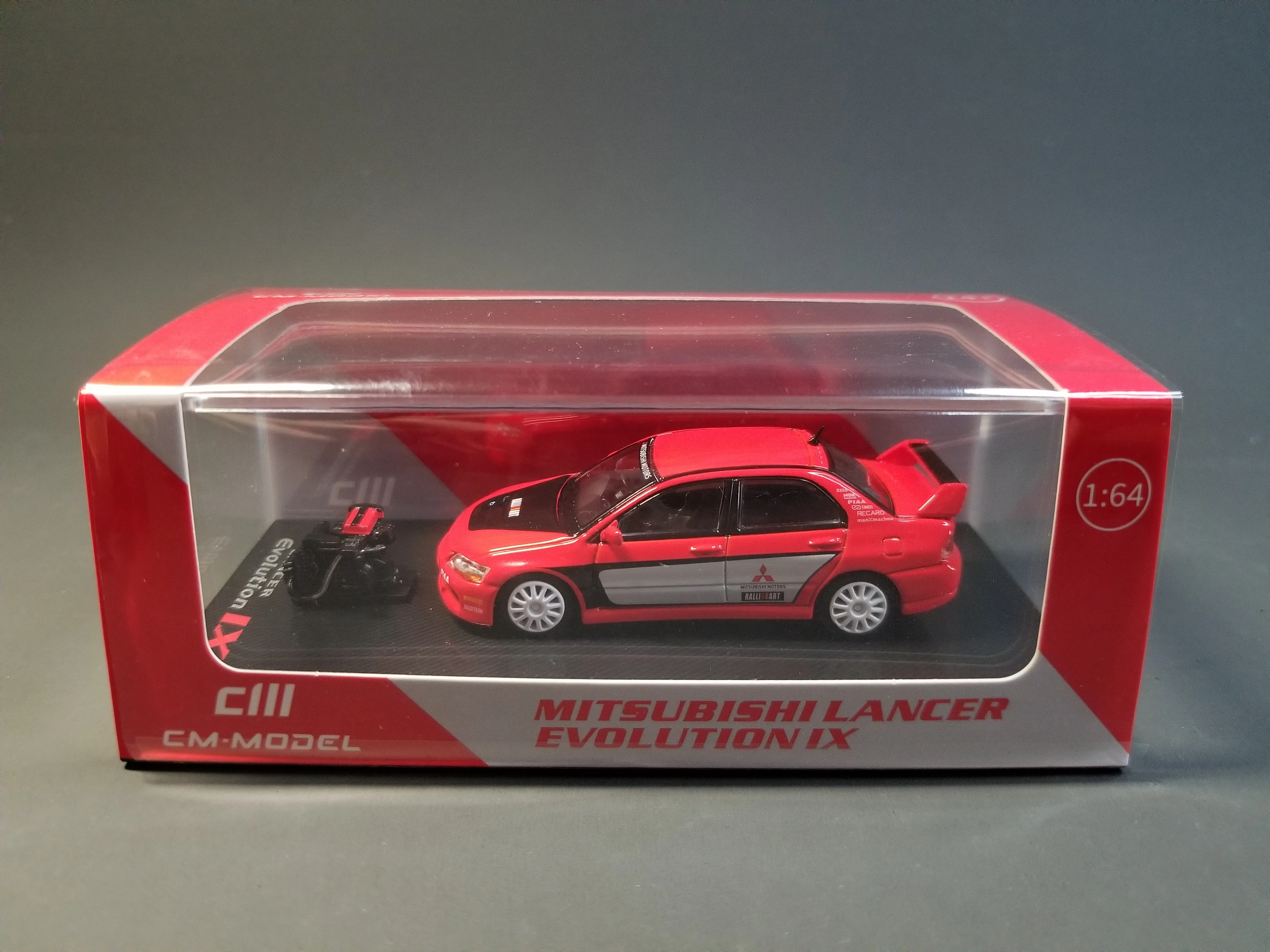 

CM Model 1/64 Mitsubishi Lancer Evolution IX WRC Livery Die Cast Model Car Collection Limited