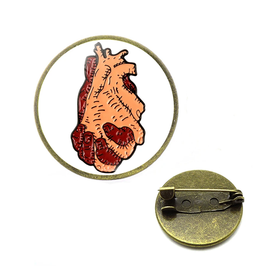 Коллекция organ Heart броши на булавке Ван Гог звездная Ночная волна Вселенная