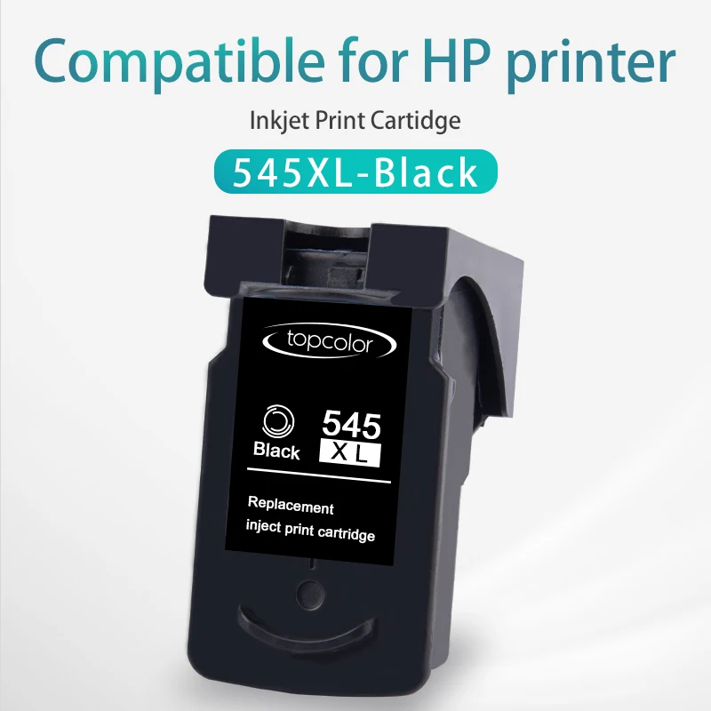 Topcolor PG545 Черный чернильный картридж совместимый для Canon 545 PG 545XL принтера Pixma ip2850