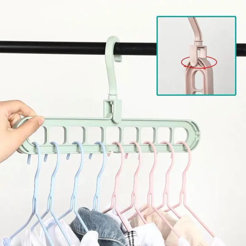 

Clothes Hangers Magic Multi-port Clothes Closet Organizer Storage Drying Rack Multifunction Plastic Hanger for Wadrobe Dress New