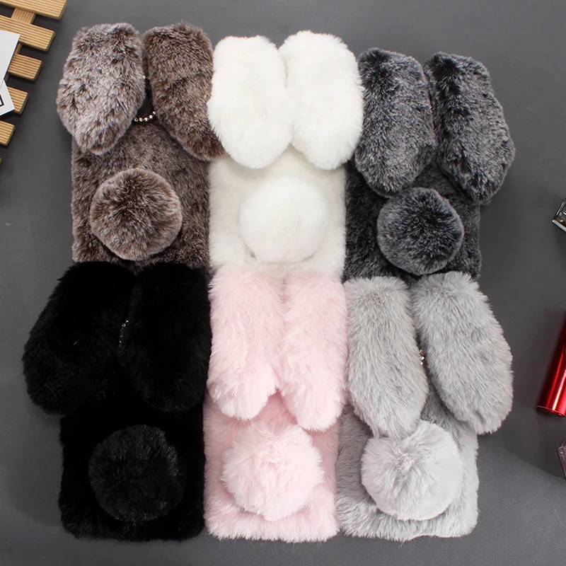 Забавный модный подарок стильный элегантный чехол с изображением кролика для