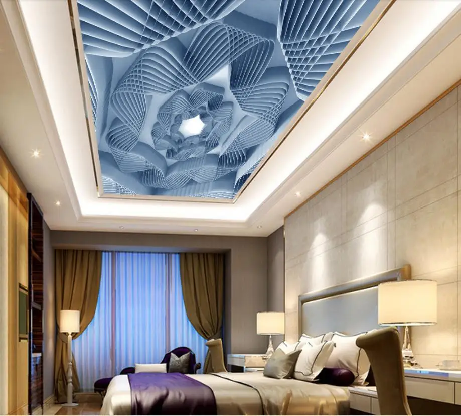 Настенные 3D-обои Euporean с рисунком потолка для гостиной спальни домашний декор на