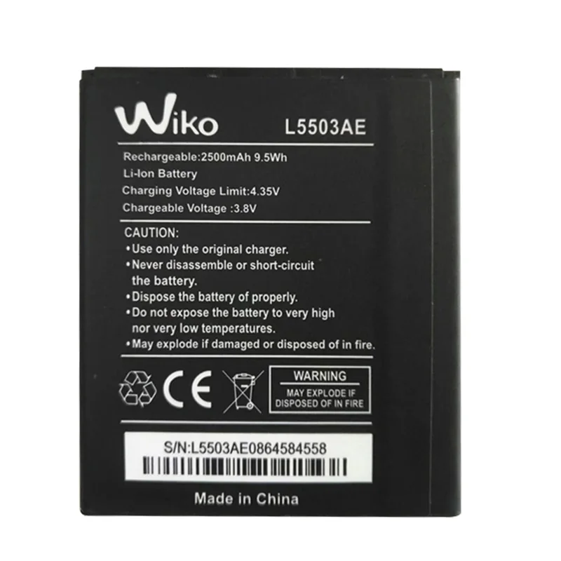 1 шт. новый высококачественный аккумулятор Wiko L5503AE для Rainbow 4G WAX Biackphone BP1 Explay
