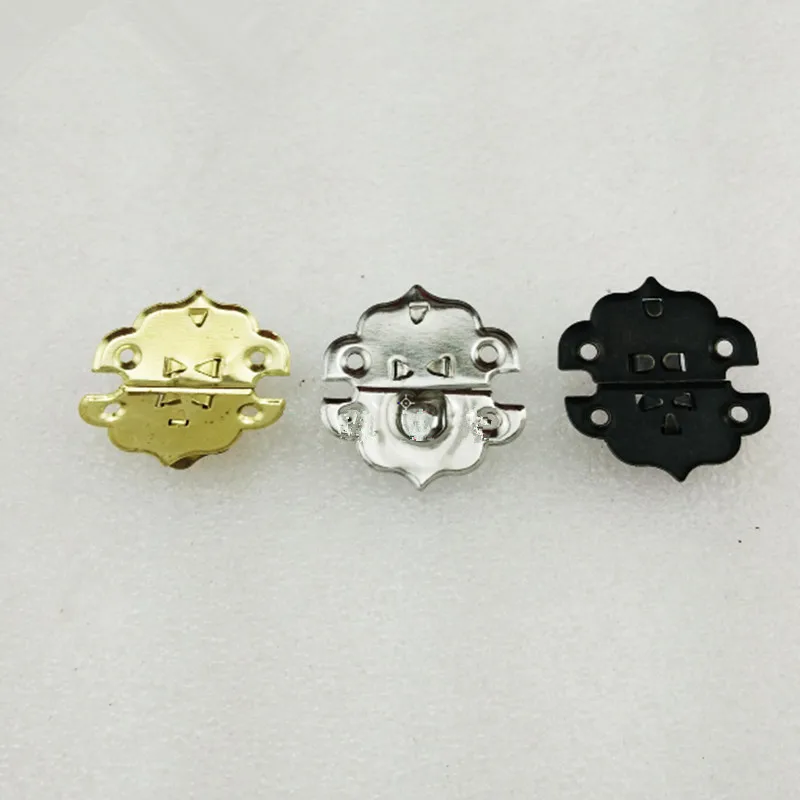 12 шт. 30x30 мм антикварная железная коробка для ювелирных изделий с замком и