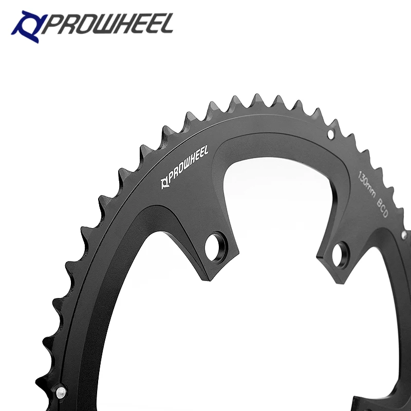 

PROWHEEL Bike 130BCD Folding Bicycle Crankset 170mm Crank Chainring 46-56T With Chain Bolts For 8/9/10/11 Speed Sprocket