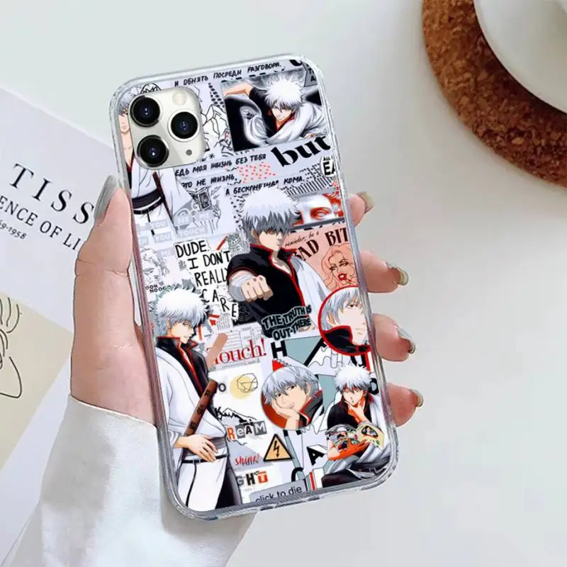

Gintama anime Poster pattern Phone Case For iphone 12 5 5s 5c se 6 6s 7 8 plus x xs xr 11 pro max mini