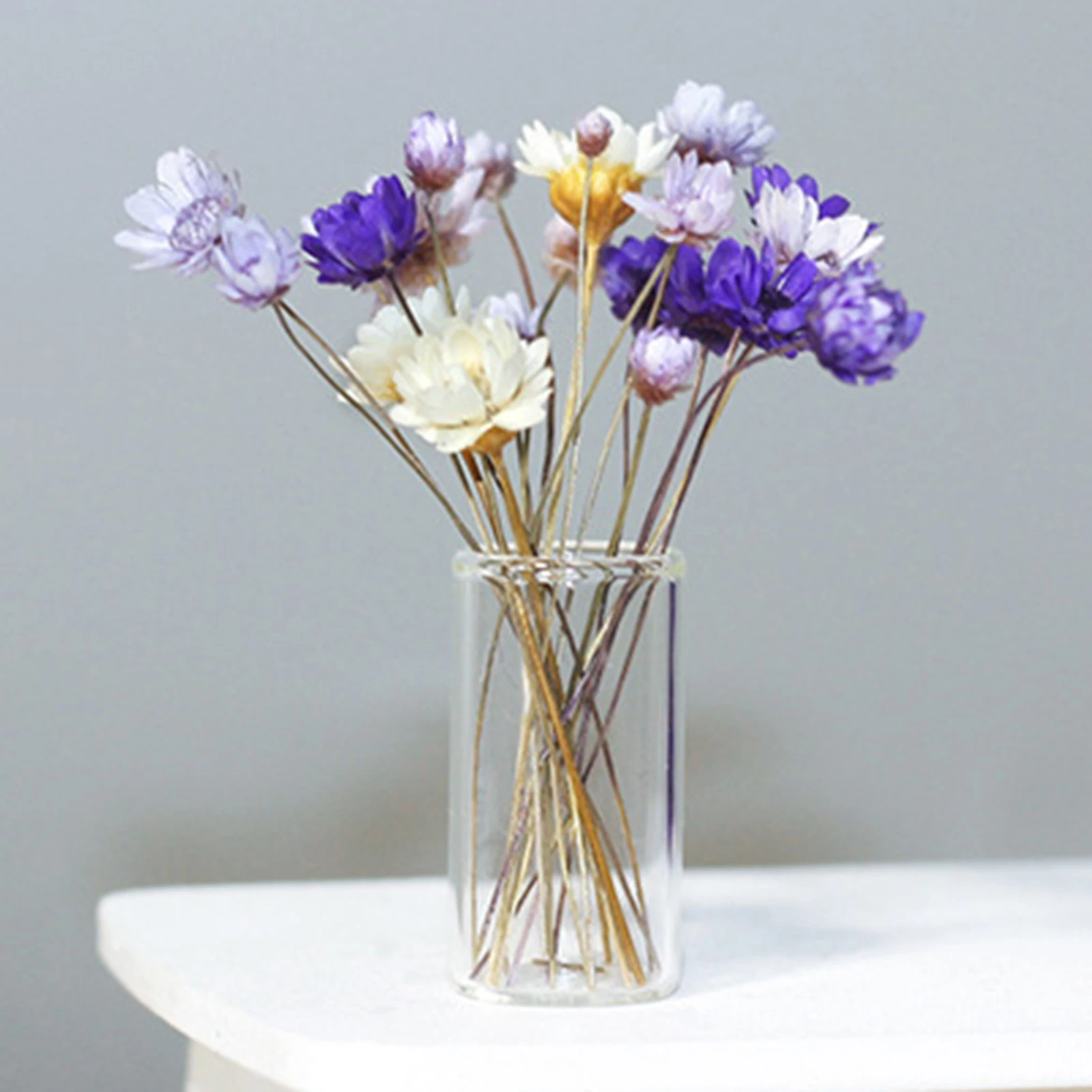 

Realistic Multifunctional Practical Attractive Mini Fresh Dried Flower Vase Model Doll House Decor Home Furnishings DIY Crafts