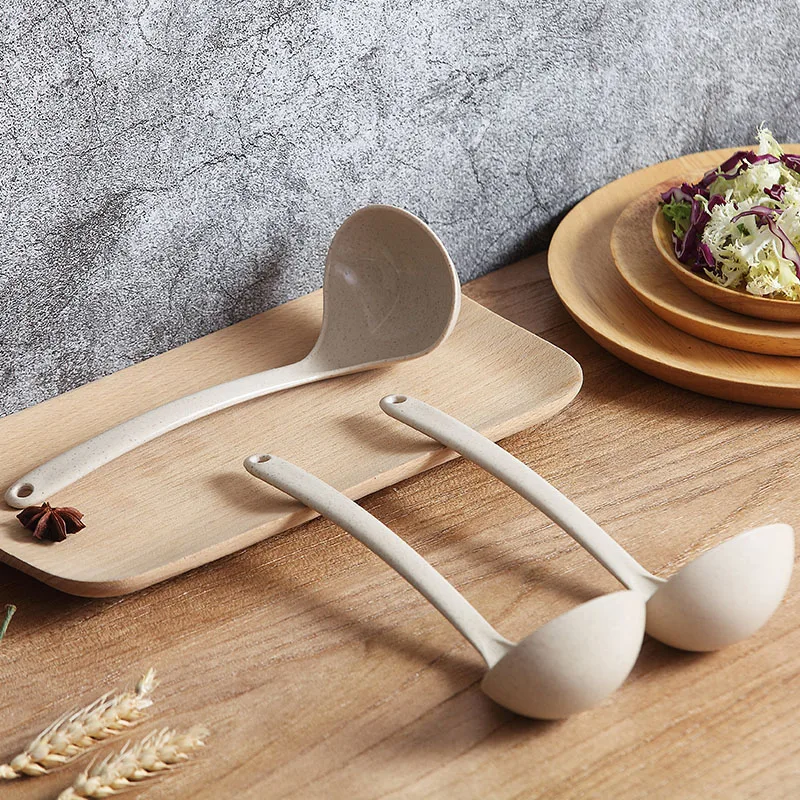 EIMAI пшеничная соломенная пищевая полипропиленовая суповая ложка