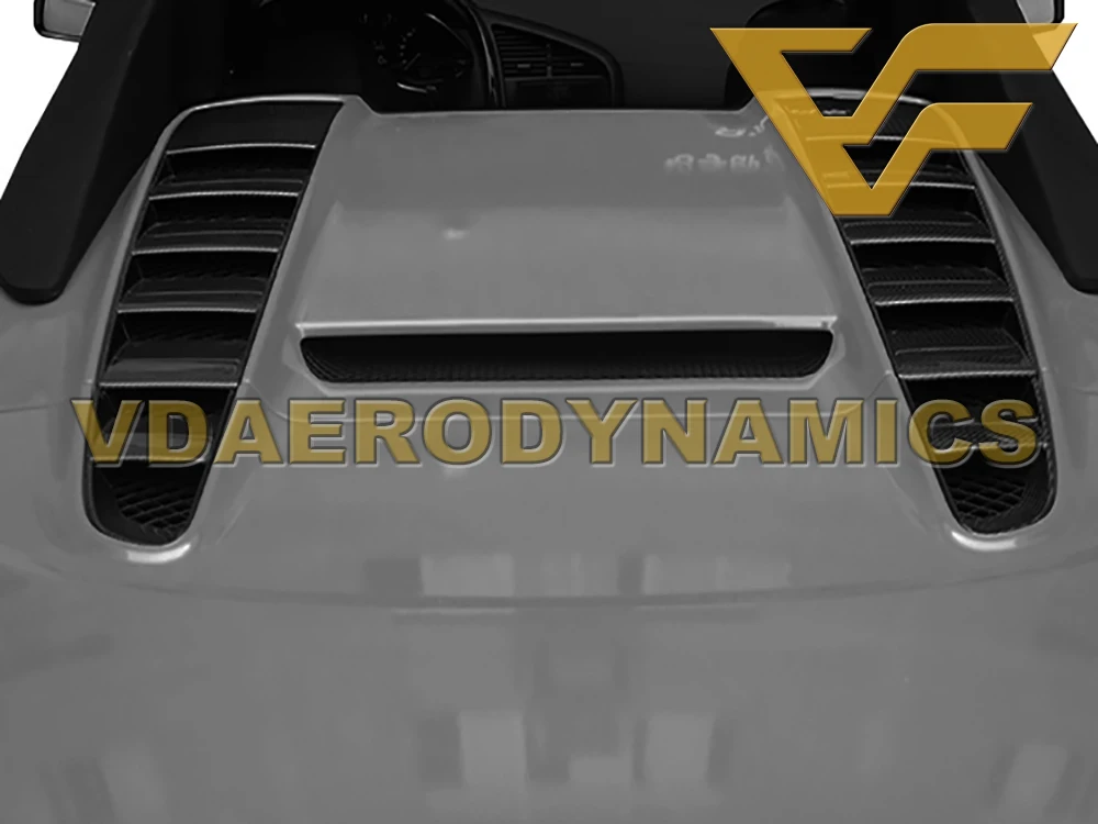 Подходит для 07 15 Audi R8 V8 V10 Spider задняя часть двигателя из углеродного волокна