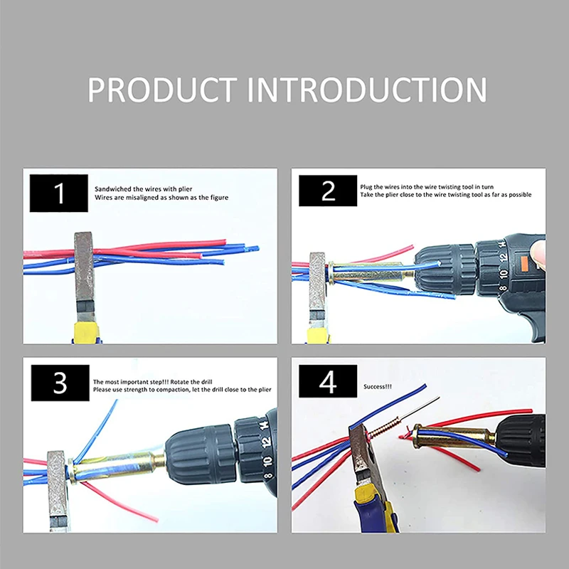 Инструмент для скручивания проволоки зачистки и Скручивания Проволоки с