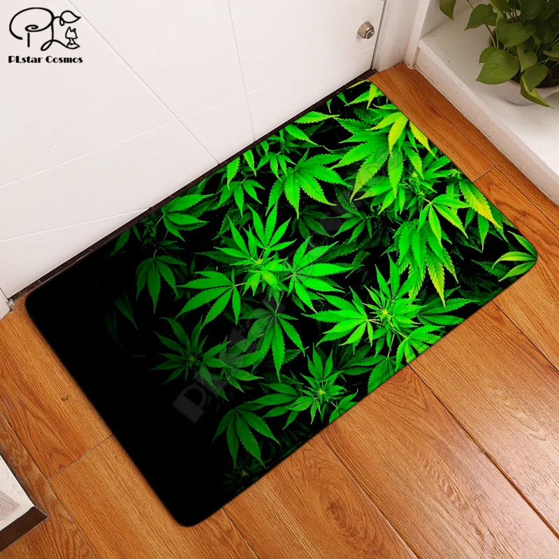 

weed anime Plush Vintage Cassette Tape Indoor Doormat Non Slip Door Floor Mats Carpet Rugs Decor Porch Doormat