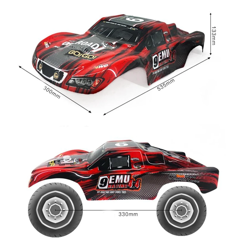 Для Remo Пластиковый корпус для автомобиля поверхности M0280 1/10 HQ 727 4X4 Traxxas SCX10 слэш