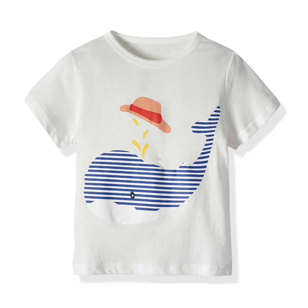 Fashion Children Boys Clothes Sets Two-piece Outfit Cartoon Printed T-shirt Plain Shorts Casual Style | Мать и ребенок