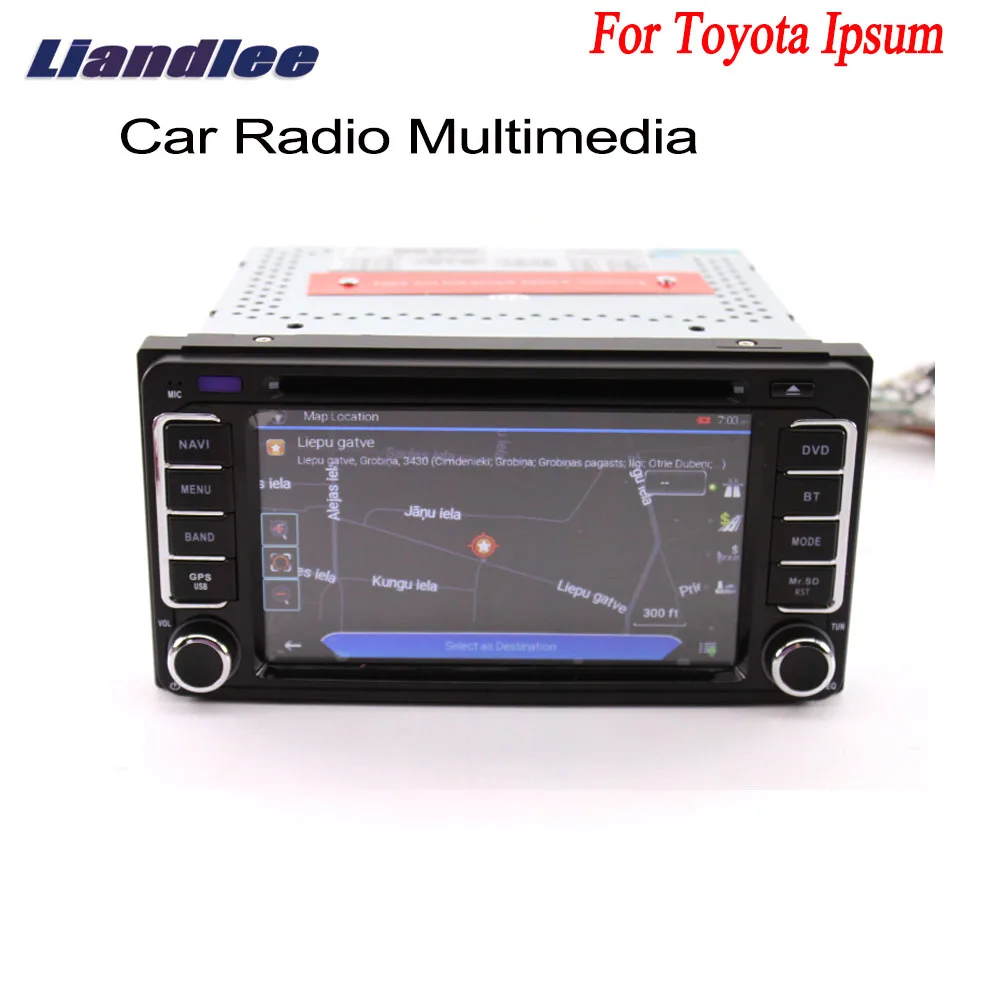 Автомагнитола 2 Din DVD-плеер для Toyota Ipsum 2001 ~ 2009 Android аудио видео стерео BT Wi-Fi Carplay Map
