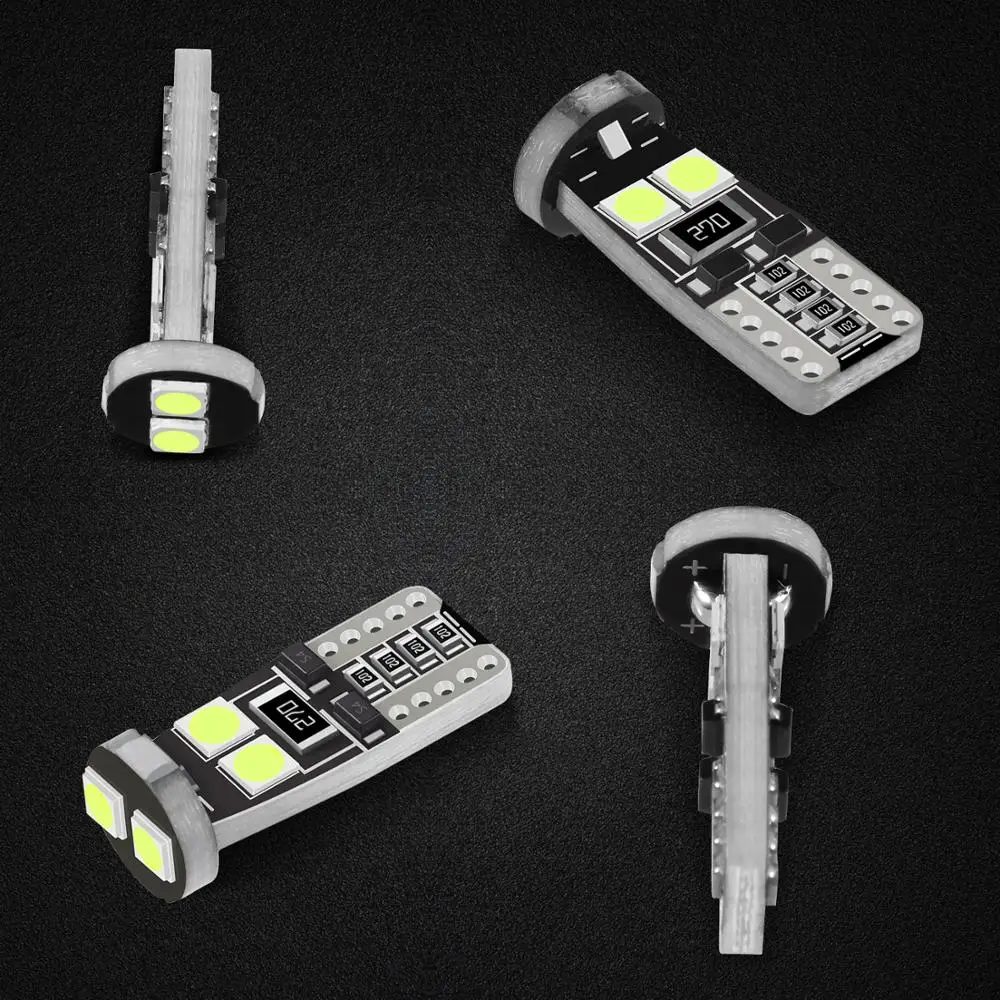 Светодиодная лампа T10 W5W 194 168 3030 6SMD чипы Canbus без ошибок светодиодная парковочная