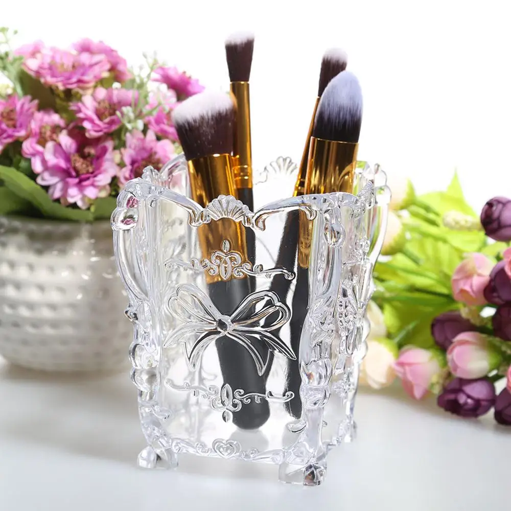 Акриловый Органайзер для макияжа держатель косметики хранение кистей