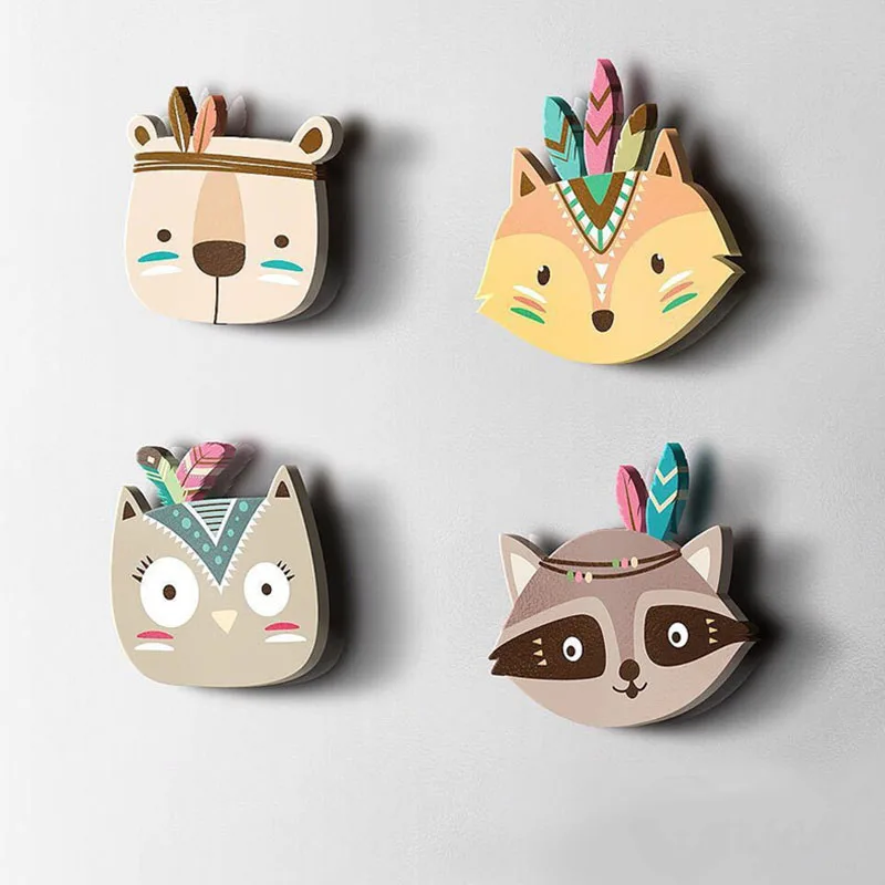 Деревянные настенные стикеры в скандинавском стиле креативные Декоративные