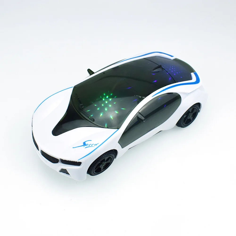 

Hot selling electric concept car with 3D light music simulation model children's toy car interesting toys