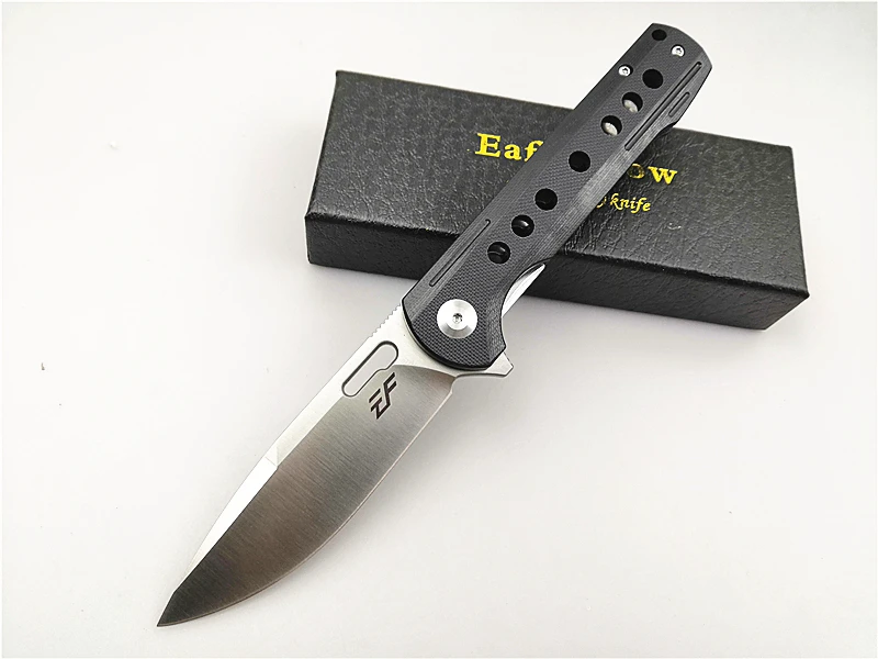 Eafengrow EF910 складной нож G10 Ручка D2 лезвие шарикоподшипник Флиппер Кемпинг/Выживание/открытый/Тактический нож складной EDC инструмент