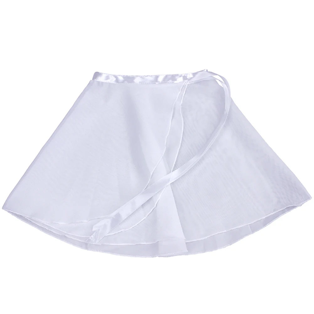 Шифоновое балетное трико пачка шарф мини юбка для танцев женщин и